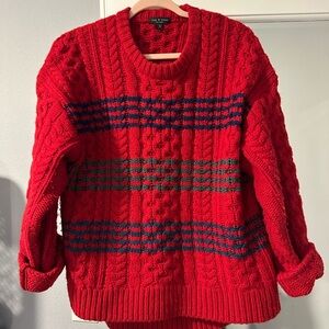 Rag & Bone Vibrant Red Knit Sweater